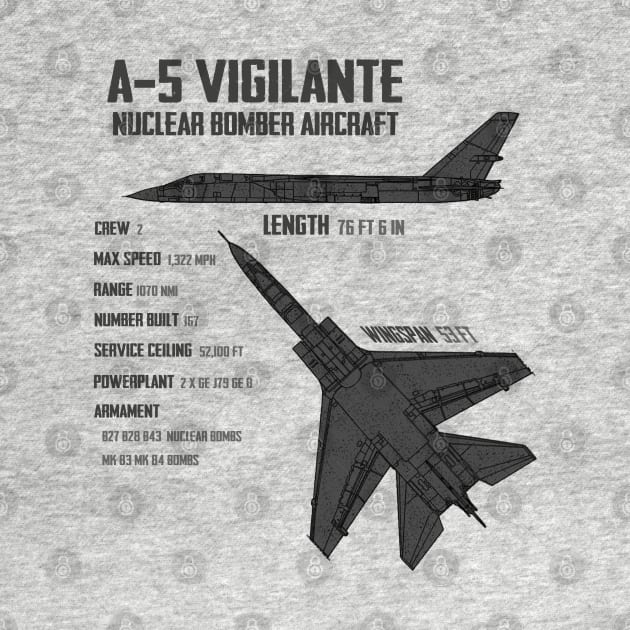 North American A-5 Vigilante by Dirty Custard Designs 